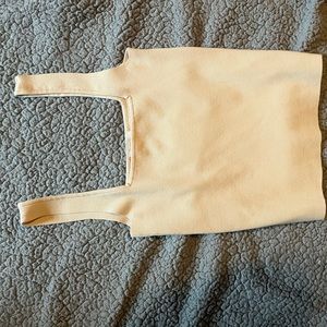 cream colored short top